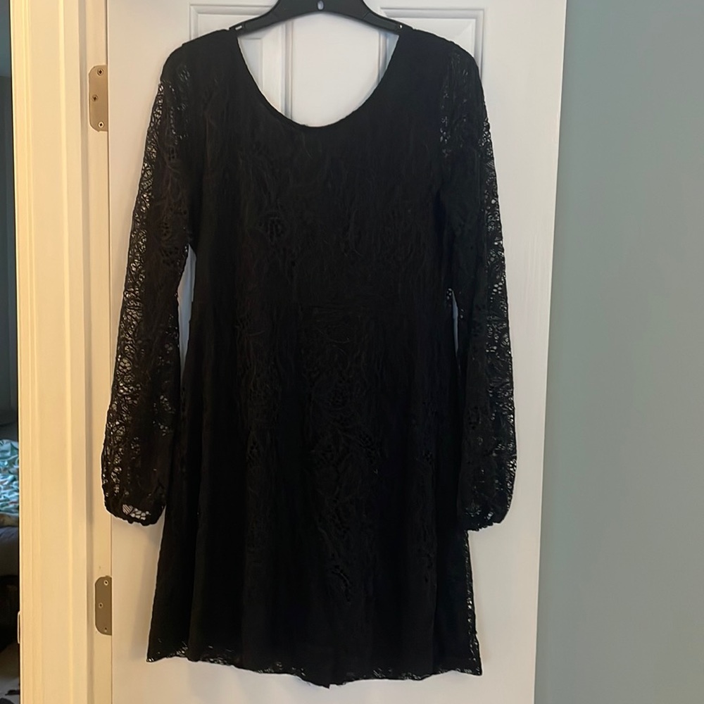 Obey Lace Open Back Dress size L
